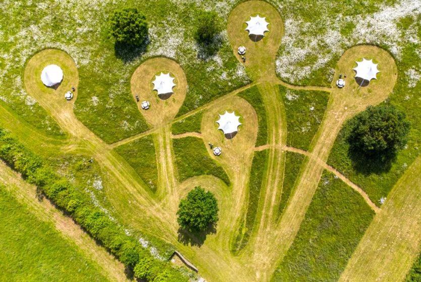 Vila Red Clover At Blanca'S Bell Tents Ringstead  Exteriér fotografie