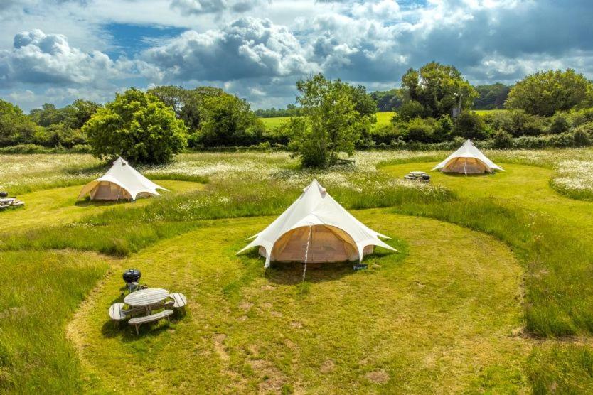 Vila Red Clover At Blanca'S Bell Tents Ringstead  Exteriér fotografie