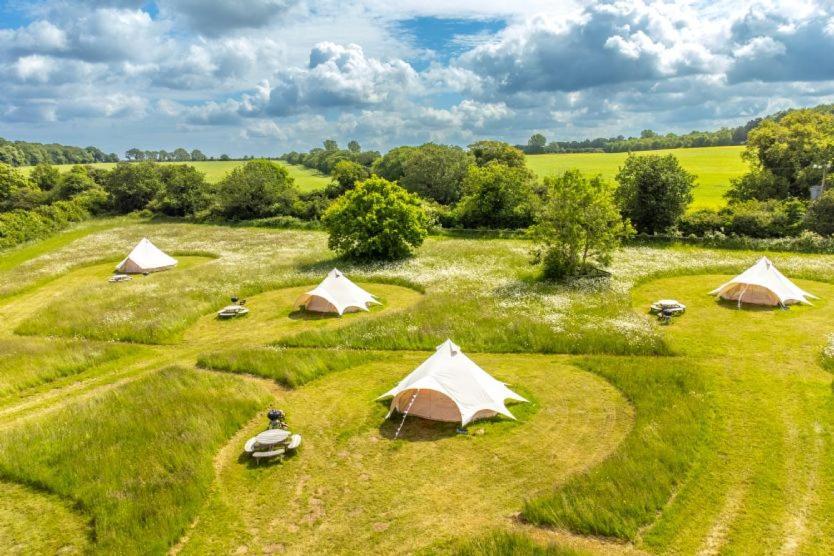 Vila Red Clover At Blanca'S Bell Tents Ringstead  Exteriér fotografie